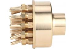 China Brass DN40 1 1/2 3 Layers Blossom Fountain Jet Nozzle supplier
