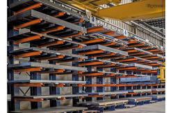 China Double Side Steel Structural Cantilever Racks For Pipes Lumber Sheet Shelves supplier