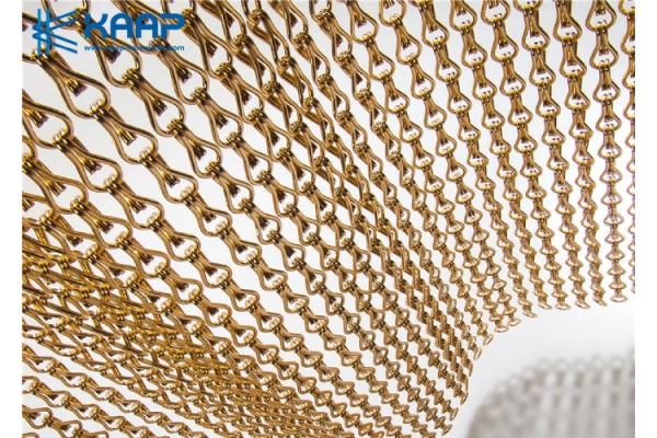 Architectural Metal Curtain Chain Link Mesh Screen Curtains