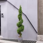 Boxwood Ball Artificial Potted Floor Plants Indoor Nordic Home Decoration for sale