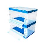 Durable Virgin PP Collapsible Containers Opening Door Both Sides for sale