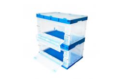 China Durable Virgin PP Collapsible Containers Opening Door Both Sides supplier