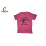Screen Printing Round Non Shrinking T Shirts , 100 Percent Polyester Shirts 180 Grams for sale