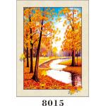Landscape Painting 3D Lenticular Pringting 5D Pictures With Frame 30X40CM For Home Decoration for sale