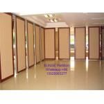 MDF + Aluminum Office Partition Walls / Conference Room Sliding Folding Partitions for sale