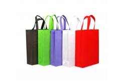 China Custom Printed Washable Non Woven Recycle Bag With Double Handles 80gsm-120gsm supplier