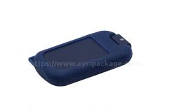 China Empty Mini Plastic Perfume Atomizer Spray Bottle Dark Blue Cosmetic Credit Card Pocket supplier