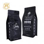 Moisture Proof 15oz Flat Bottom Coffee Bags Stand Up Zipper Bags Fit For Coffee Bean Tea 250g 500g 1kg for sale