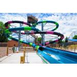 ODM Outdoor Commercial Water Amusement Park Playground Swimming Pool Tube Slide For Children for sale