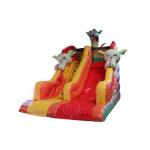 Red Dragon Pattern Big Inflatable Slide Customized Size CE Standard for sale