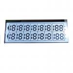 Monochrome Small 6'Clock Positive TN 50 Pin Lcd Display 6 Digit 7 Segment for sale