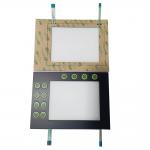 Key Type Membrane Keypad 1mm/1.5mm Pitch Customized with Green LED Color for sale