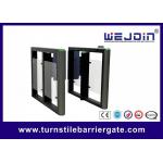 Convenient Indoor / Outdoor Access Control Turnstile Gate with Swinging Arm and Optional DC12V Backup Battery for sale
