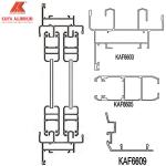 T5 Aluminium Window Extrusions for sale