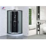 Quadrant Shower Room With Matt Black Profile Frame And 4/5mm Tempered Glass for sale