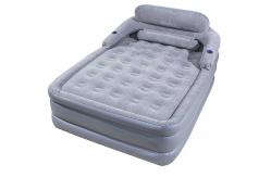 China Inflatable Blow Up Sofa Bed Lounger PVC Folding Custom For Party supplier