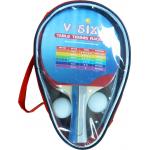 3 Star Ping Pong Rackets With Carry Bag , Standard Size Packing Bulk Ping Pong Balls for sale