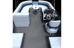 China Max Horsepower 150HP 26 Foot Pontoon Boat For Ponds And Lakes supplier