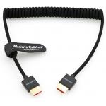 8K 2.1 Full HDMI Braided Coiled Cable For Atomos Ninja-V 4K 60P Record From Z-CAM For Canon-C70 For Sony A7S3/A9/A74 for sale