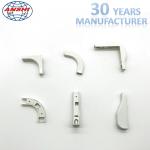 Corner Piece Ftth Fiber Optic Accessories For Indoor Drop Cable White Color for sale