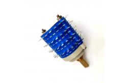 China Multi Sections 38mm 24 Position Rotary 500V Continuous Rotary Switch supplier