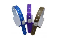 China Customizable Plastic Vinyl Event Wristbands Disposable Waterproof Activity Event sales promotion Gift Wristband supplier
