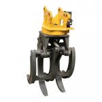 Hydraulic 360 Rotary Excavator Log Grab Customizable 1-80 Ton for sale
