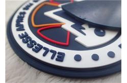 China Professional Custom Round Silicon Patches For Clothing Eco - Friendly supplier