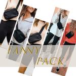 Crossbody Waterproof Belt Bag With Adjustable Strap For Traveling Running Hiking