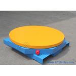 Pallet Turntable Pallet Wrapper Equipment Low Profile 1000kg Powered Packing for sale