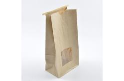 China Kraft Paper Bread Bag With Window Bakery French Baguette Pack supplier
