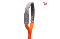 China Custom Printed Logo Polyester Webbing Sling Belt 1t 25mm Width For Lifting supplier