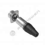 China 7.5A Rated Current XLR Connector Male and Female Panel Mount Jacks for Audio Connections in Indoor Environments factory