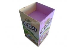 China Eye Catching Candy Cardboard Dump Bins Square With Cross Dividers supplier