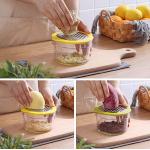 Manual Bulk Kitchen Supplies Orange Lemon Squeezer Juicer With Measuring Cup Grater