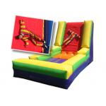 0.55mm PVC Tarpaulin Inflatable Velcro Wall Amusement Park For Entermainment for sale