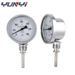 Industrial Thread Mechanical Temperature Gauge WSS Bimetallic Thermometer Display for sale