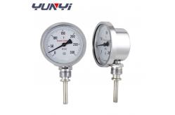 China Industrial Thread Mechanical Temperature Gauge WSS Bimetallic Thermometer Display supplier