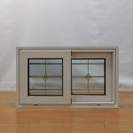 Double Tempered Glass Aluminium Sliding Windows Bathroom Aluminum Sliding Storm Windows for sale
