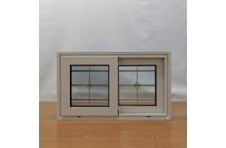 China Double Tempered Glass Aluminium Sliding Windows Customized Window Good Sound Insulation supplier