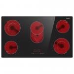 36 Inch 5 Burners Electric Cooktop 8400w Radiant Ceramic Cooktop 220~240v for sale