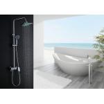 Wall Mounted Thermostatic Rainfall Shower System ROVATE Brass Main Body