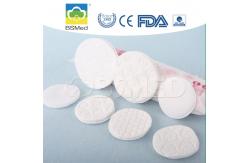 China Personal Care Exfoliating Cotton Pads , Round Organic Cotton Makeup Pads supplier