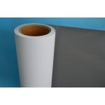 Satin/Luster grey back composite PET banner 330g/420g with coating for roll up displays for sale