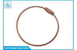 China Cable Loop Key Ring supplier