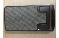 China Custom CNC Lathe Machining Metal Laptop Stand Aluminum Cell Phone Stand 3.0mm supplier