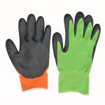 Smooth Nitrile Palm Coated Work Gloves Knit Wrist Polyester Liner Size 6-11 for sale