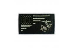 China Police Ir Reflective Patches Velcro Hook And Loop Backing Laser Cut Border supplier