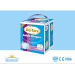 3D Leak Prevention Printed PE Backsheet Adult Diapers Large Size for sale