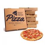 Custom Order Paper Cardboard Pizza Box Wholesale For Eco-friendly Packaging for sale